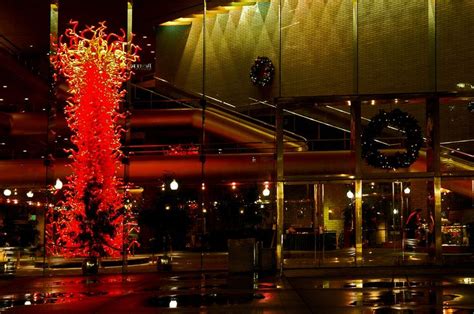 Abravanel Hall 1 Glass Sculpture Chihuly Red Glass