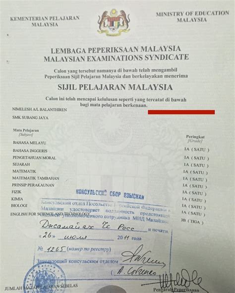 It is the equivalent to the general certificate of secondary education (gcse) in england, wales and northern ireland. Sijil Pelajaran Malaysia In English
