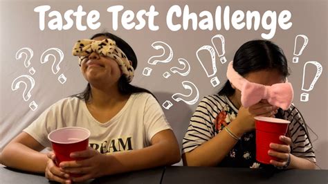 Blindfolded Taste Test Challenge With Sophia Youtube
