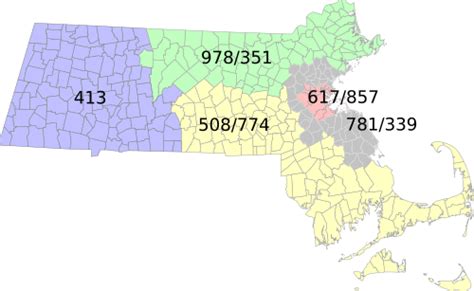 Area Codes 978 And 351 Wikipedia