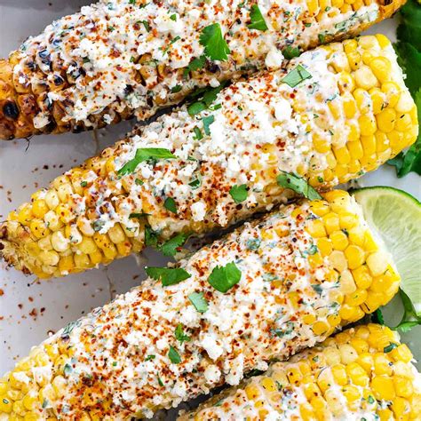 Elotes Grilled Mexican Street Corn Recipe Cart
