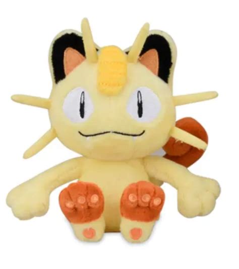 Pokemon Center Original Sitting Cuties Meowth Plush 5 Inch 2998
