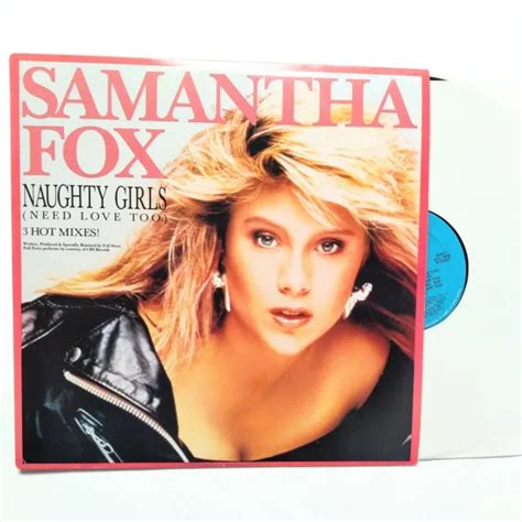 Samantha Fox Naughty Girls I Surrender 1987 Single Vinyl 3 Versions Each Gc 950 Picclick
