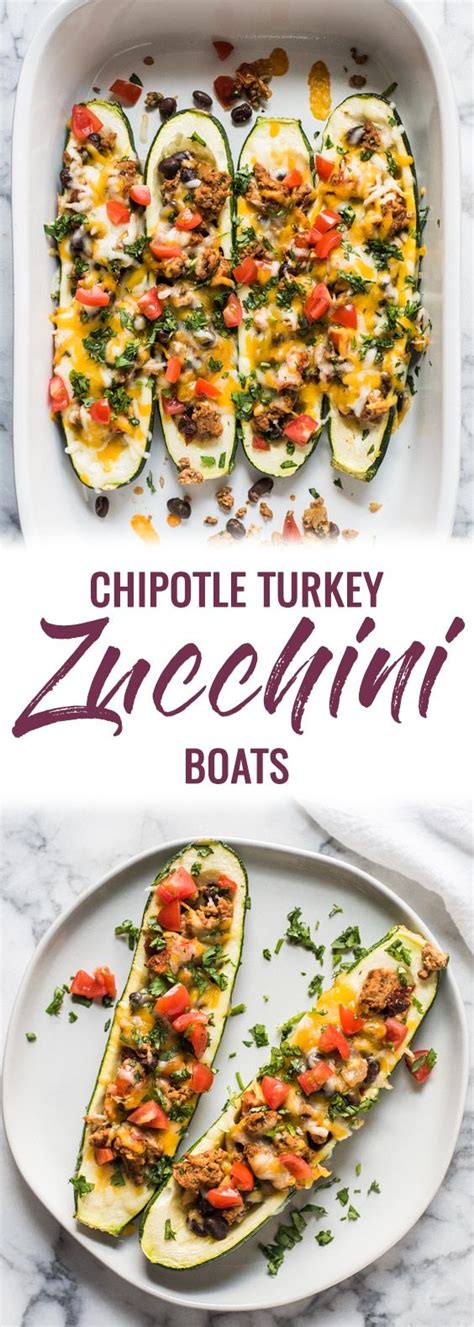 Turkey leftovers are great for sandwiches or making soup. Ground Turkey Zucchini Boats | Recipe | Ground turkey and ...