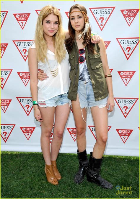 Ashley Benson And Troian Bellisario Guess Pool Party Pair Photo 552285 Photo Gallery Just