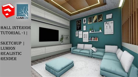 Sketchup Hall Interior Designhall Tutorial For Beginners 1