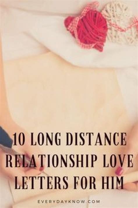 10 Long Distance Relationship Love Letters For Him Relationship