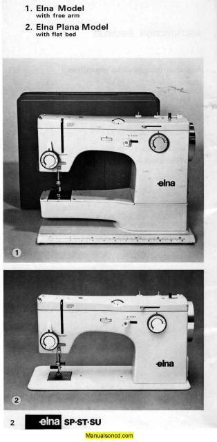 Elna Sewing Machine Instruction Manual