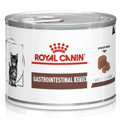 The formula change was a surprise and in 2 days. Royal Canin Veterinary Diets Cat Gastrointestinal Kitten wet