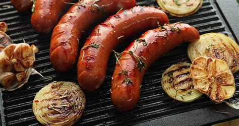 Sausages On The Grill Image Free Stock Photo Public Domain Photo