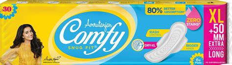 Amrutanjan Comfy Snug Fit Ultra Sanitary Pads Xl 6 Count Price Uses