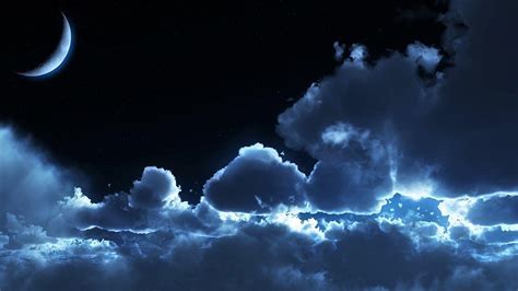 Cloudy Night Sky Wallpapers Top Free Cloudy Night Sky Backgrounds