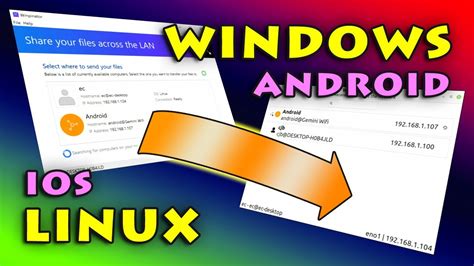 Video Warpinator Easy Network File Transfer Between Windows Linux