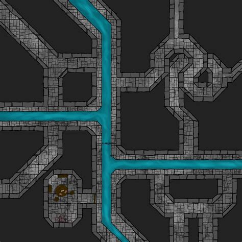 Small Sewer Map I Made For My Dnd Group Battlemaps