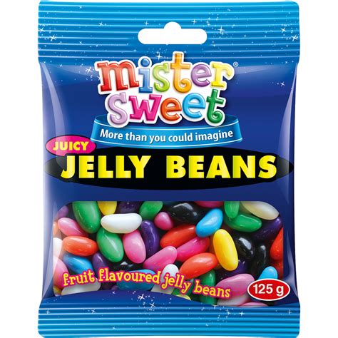 Mister Sweet Fruit Flavoured Jelly Beans 125g Soft Sweets Chocolates And Sweets Food