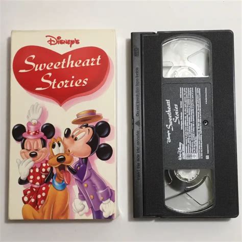 Walt Disney’s 1996 Mickey Loves Minnie Vhs Video Tape Vcr Sweetheart Stories 8 31 Picclick