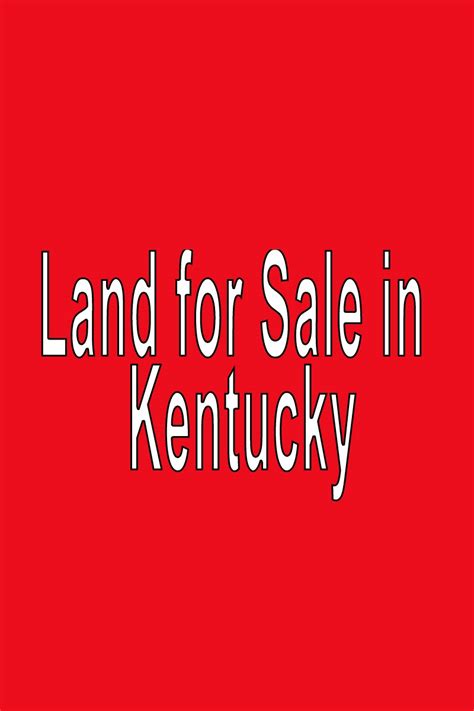 Buy Land In Kentucky