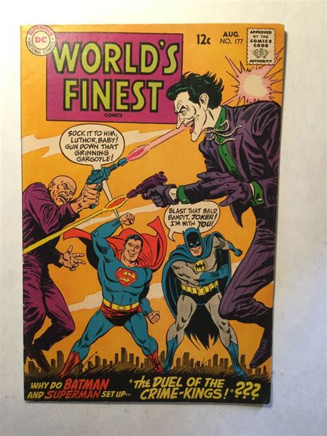 Worlds Finest Comics 177 Fine Fn 65 Dc Comics Comic Books