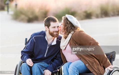 Disabled Couple Kissing Photos And Premium High Res Pictures Getty Images