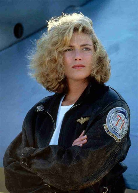 Top Gun Kelly Mcgillis Black Bomber Leather Jacket The Movie Fashion