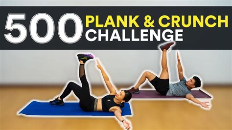 500 Plank And Crunch Challenge Get It Done