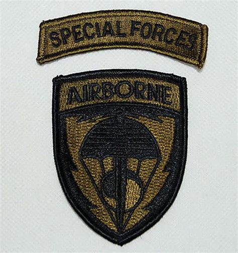 Us United States Special Forces Airborne Embroidered Military Patch