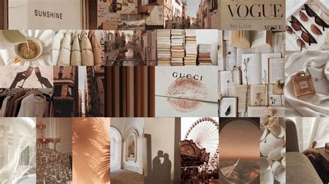 250 Pic Neutrals Aesthetic Wall Collage Etsy Uk