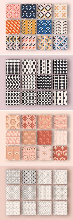 Stunning Sets Of Seamless Patters For Graphic