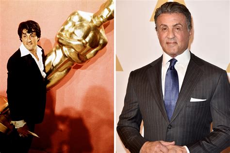 What The 2016 Nominees Wore To Their First Oscars Sylvester Stallone