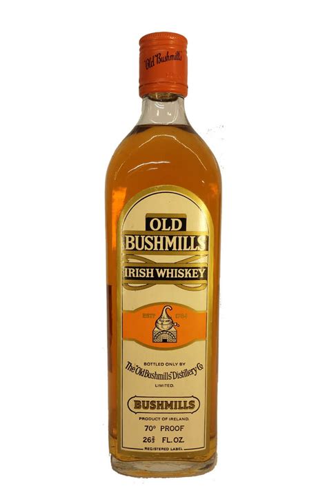 Old Bushmills Irish Whiskey 26 23 Fl Oz