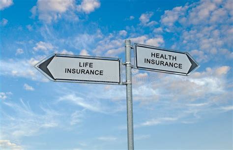 Directions To Life And Health Insurance Stock Image Image Of Medicaid Sign 83362533