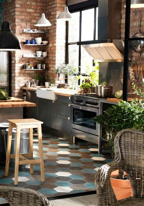 Modern Industrial Warm Kitchen Design Ideas Decomagz Home Kitchens