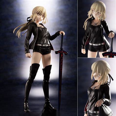 23cm fate grand order saber arturia pendragon alter shinjuku ver pvc action figure model