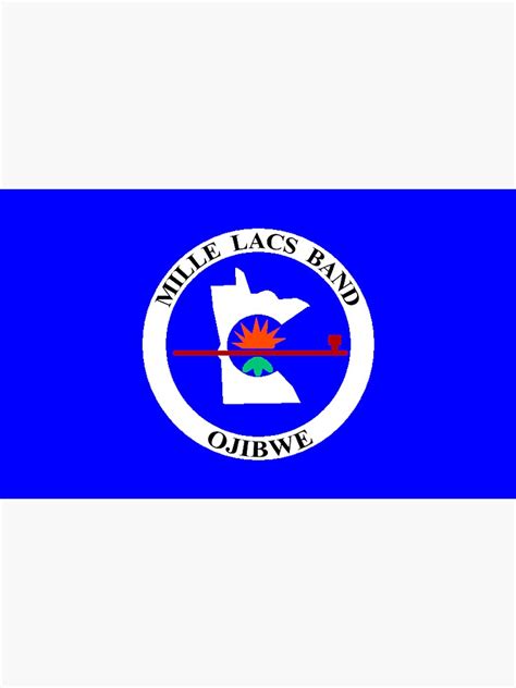 Mille Lacs Band Of Ojibwe Flag Sticker For Sale By Artyflyers Redbubble