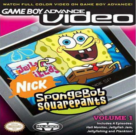 Game Boy Advance Video Spongebob Squarepants Volume 1 For Nintendo