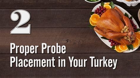 Turkey Tips Proper Probe Placement In Your Turkey Cooking Turkey