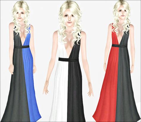 Irida Sims 2 Color Dress Colorful Dresses Dresses Backless Dress