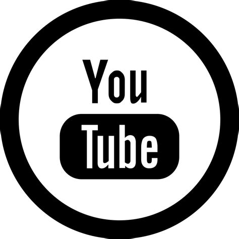 Youtube White Play Button Png