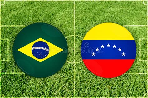 Venezuela llega al torneo con varias bajas que se sumaron a las que se presentaron en las eliminatorias. Brasil Vs Venezuela Football Match Stock Illustration ...
