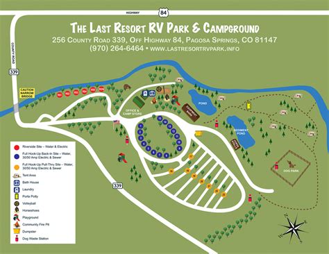 Sites & Amenities | The Last Resort on the River