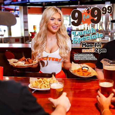 BCS Deals 9 99 Lunch Specials M F From 2 To 6PM At Hooters