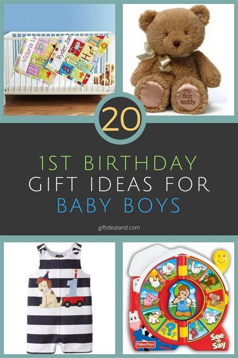 Ben, 17, told us his friends have been pooling their money together recently to buy each other cameos on their birthdays from their favorite celebrities. 20 Great Gift Ideas For A Baby Boys 1st Birthday | 1st ...