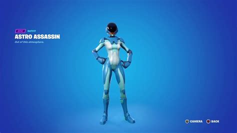 Fortnite Astro Assassin Skin Preview 😱 Youtube