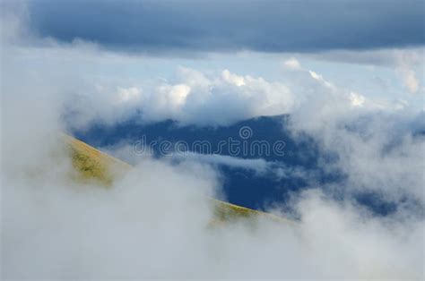 Beautiful Cloudscape In Caucasus Mountainsgeorgia Central Asia Stock