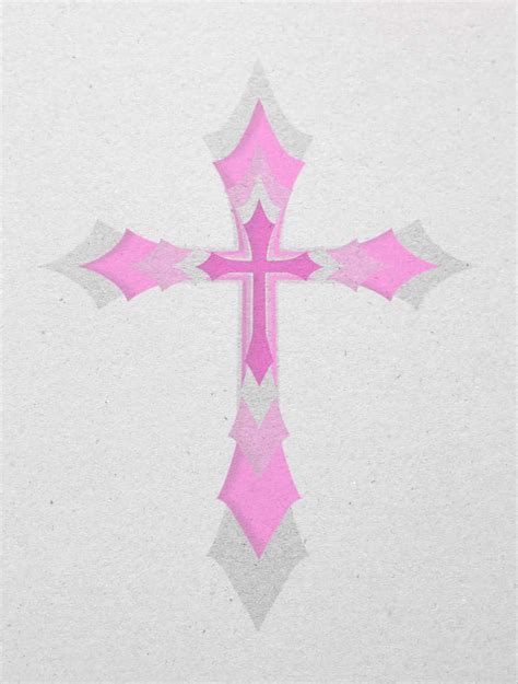 Download Pink Cross Wallpaper