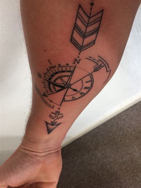 arrow-tattoo-compass-clock-arrow-tattoos,-arrow-tattoo