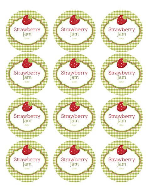 Free Printable Canning Label Template Printable Templates