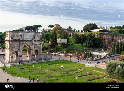 Rome Italy The Roman Forum Latin Forum Romanum Italian Foro