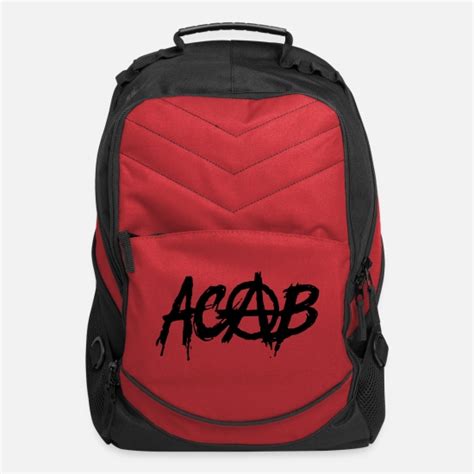 Acab Anarchy Computer Backpack Spreadshirt