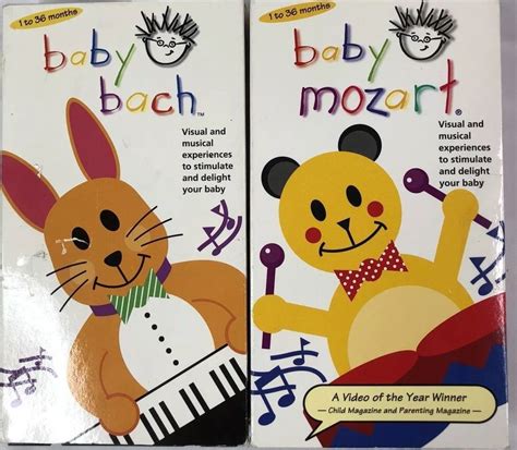 Baby Einstein Vhs Set Of 2 Used Baby Bach And Baby Mozart Baby